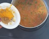 A picture of step 4 of Mixed spaghetti #4weeks challenge.