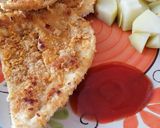 Foto del paso 3 de la receta: Milanesa de pollo empanizada con corn flakes 🤤