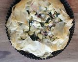 Une image de l'étape 5 de Tarte courgette feta avec pâte filo.