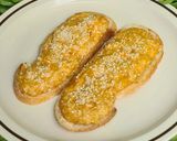 A picture of step 6 of Sourdough Shrimp Toast.