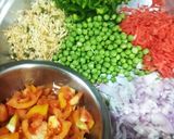 A picture of step 1 of Instant Pav bhaji.