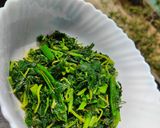 A picture of step 8 of Ganyaar/Gandhari saag.
