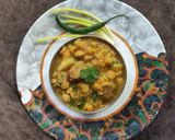 A picture of step 11 of Chana Dal Curry.