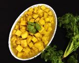 A picture of step 6 of Shola Kochur Dalna / Taro Root Curry.