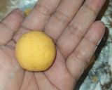 Foto langkah ke 5 dari resep Bola Bola Ubi Jalar Isi Gula Merah.