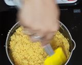 A picture of step 1 of Sattu ke laddoo.
