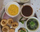 A picture of step 3 of Pani puri.