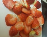 A picture of step 1 of My Strawberries and Honeyed Pancakes 💟.