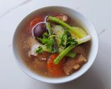 Hình bước làm 4 của món Canh BÍ NGÒI nấu mọc