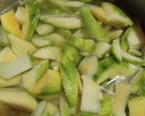 A picture of step 1 of Chatpta pickle (Piquant pickle of raw mango).