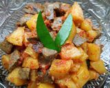 Foto langkah ke 5 dari resep Sambal Goreng Kentang Hati Sapi Tanpa Santan.