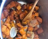 A picture of step 5 of Roasted Butternut Soup.