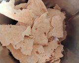 A picture of step 1 of Roti ladoo.