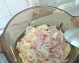 A picture of step 3 of Kam Heong Chicken (Malaysian Style).