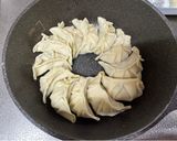 A picture of step 10 of Halal Japanese Gyoza for my friend.