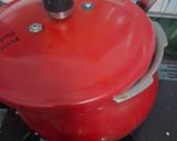 A picture of step 2 of Masala bhat.