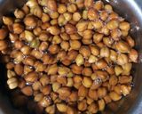 A picture of step 1 of Chana Salsa Chaat.