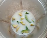 A picture of step 2 of Sabja Avocado Shake.