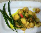 Foto langkah ke 5 dari resep Telur Puyuh Cabe Ijo.