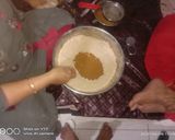 A picture of step 2 of Sindhi methi koki.