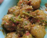 Foto langkah ke 5 dari resep Cilok endul cabe ijo.