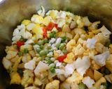 A picture of step 2 of Tuvar cauliflower sabji.