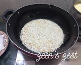 A picture of step 2 of Deep Fried Oven Roasted Plain Cooked Rice.