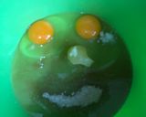 Foto langkah ke 1 dari resep Brownies pandan coklat kukus.