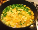 A picture of step 10 of Bún riêu with Dried Shrimp.