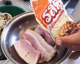 รูปขั้นตอนการทำที่ 2 ของ หมู สามชั้นทอด
