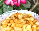 A picture of step 3 of Chana Fruit chaat.