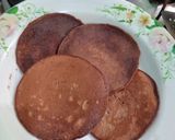 Foto langkah ke 6 dari resep Pancake Coklat.