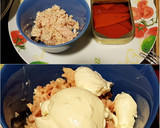 Foto del paso 2 de la receta: Pimientos del Piquillo fritos rellenos de atún con Mahonesa