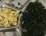 A picture of step 2 of Dry Aloo Methi.