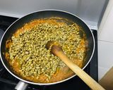 A picture of step 6 of Coconut cream green grams (pojo).