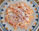 Foto del paso 9 de la receta Macarrones con bacon y salsa aurora