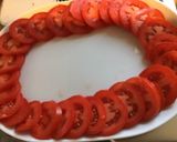 Une image de l'étape 3 de Salade de tomates et carottes à la burrata,huile de truffe et balsamique blanc.