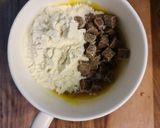 A picture of step 4 of Chocolate chip cookie mug cake.