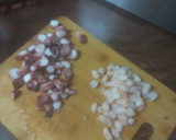 Foto del paso 1 de la receta: Mosaico de salpicón de pulpo y langostinos con puré de papas