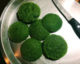A picture of step 5 of Green Idli.