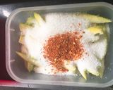 Hình bước làm 2 của món Xoài non ngâm giòn