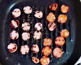 Foto del paso 4 de la receta: Zapallito italiano con embutidos y queso de cabra