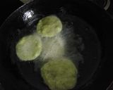 A picture of step 5 of Palak bytes with cheese falafal.