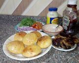 A picture of step 1 of Burger.