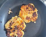 Foto del paso 6 de la receta: Hamburguesas de soja texturizada con patatas fritas