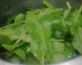 A picture of step 1 of Palak Paneer.