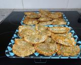 Foto del paso 6 de la receta: Empanadillas al horno de cebolla, champiñones y bacon ahumado