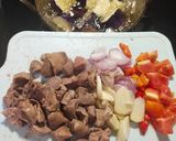 Foto langkah ke 1 dari resep Tumis Terong Ati Ampela.