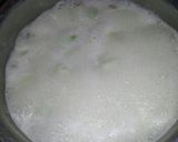A picture of step 3 of Rasmlai cardamom.