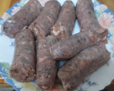 Foto del paso 2 de la receta: Rollitos de calabacín y butifarra en airfryer